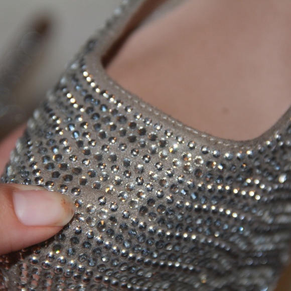 Steve Madden Pewter DYVINAL Platform Pumps Shoes 7 - Picture 6 of 7